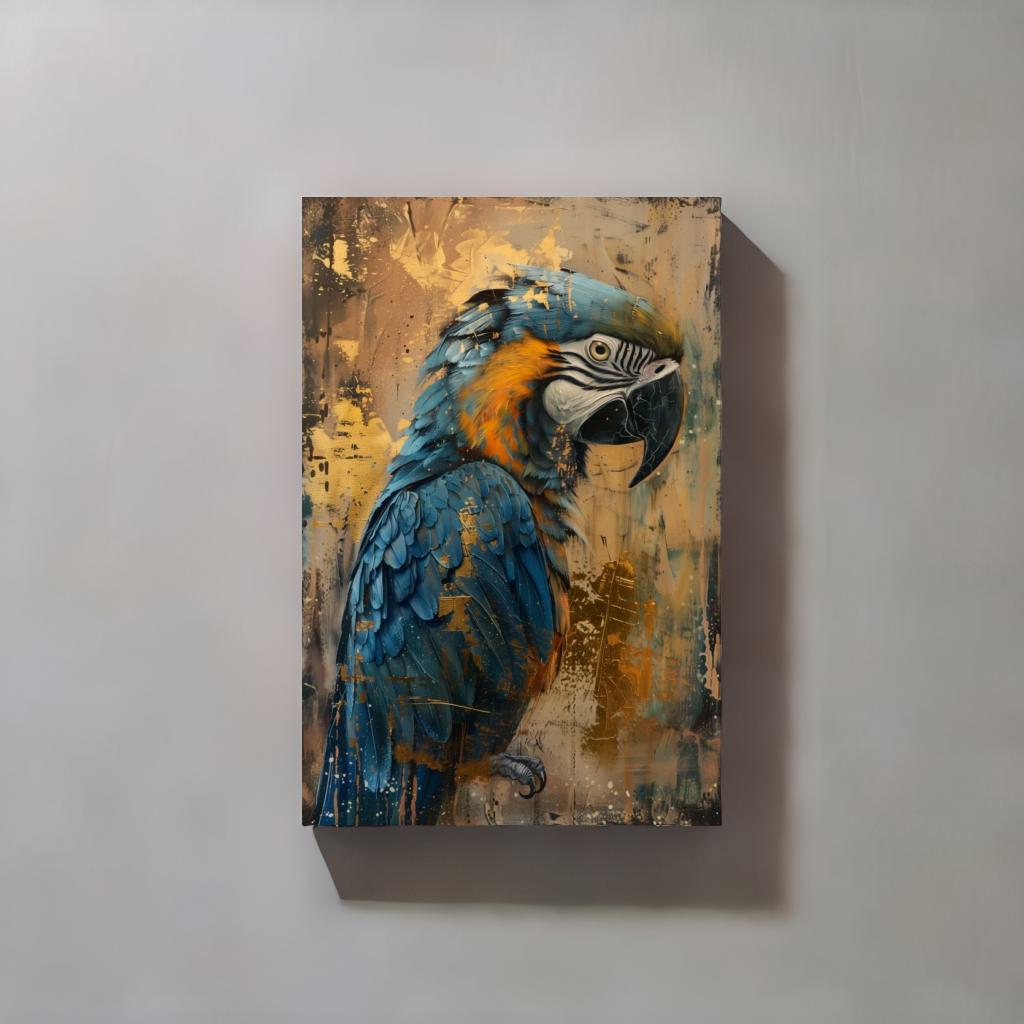 BLUE SPLENDOR - Canvastavla i hög kvalitet | Köp hos Canvasbolaget