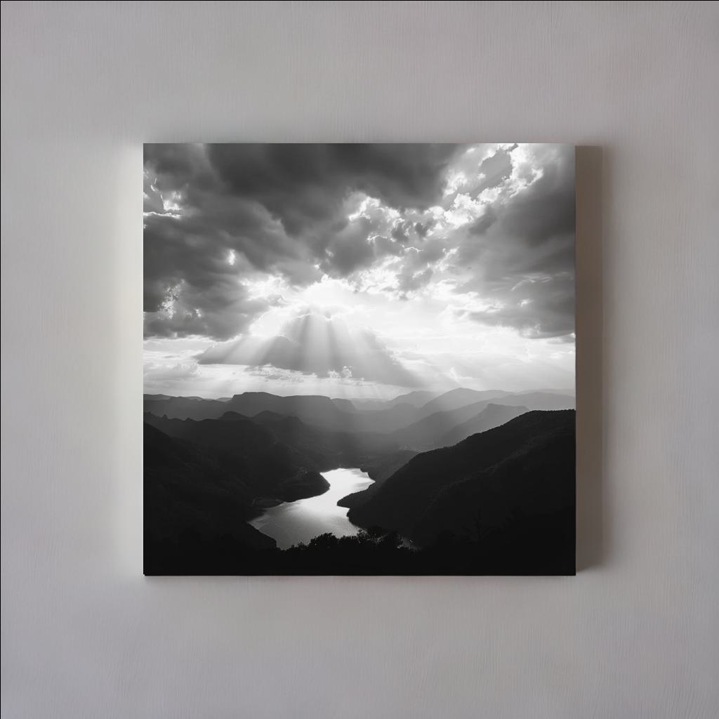 DIVINE RAYS - Canvastavla i hög kvalitet | Köp hos Canvasbolaget