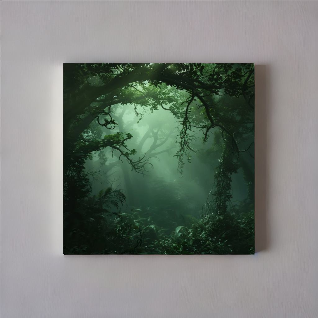 EMERALD SILENCE - Canvastavla i hög kvalitet | Köp hos Canvasbolaget