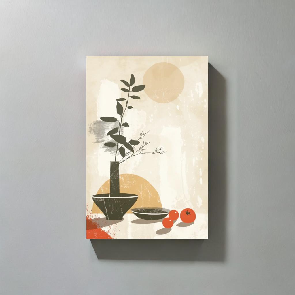 MINIMALIST STILL LIFE - Canvastavla i hög kvalitet | Köp hos Canvasbolaget