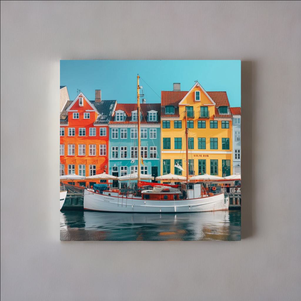 NYHAVN COLORS - Canvastavla i hög kvalitet | Köp hos Canvasbolaget