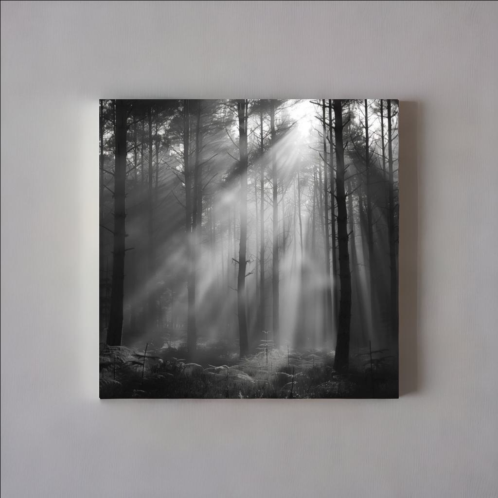 SILENT WOODS - Canvastavla i hög kvalitet | Köp hos Canvasbolaget