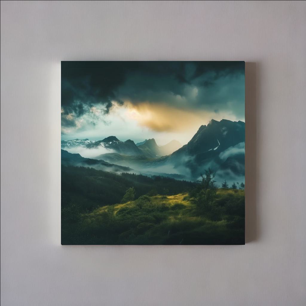 TWILIGHT PEAKS - Canvastavla i hög kvalitet | Köp hos Canvasbolaget