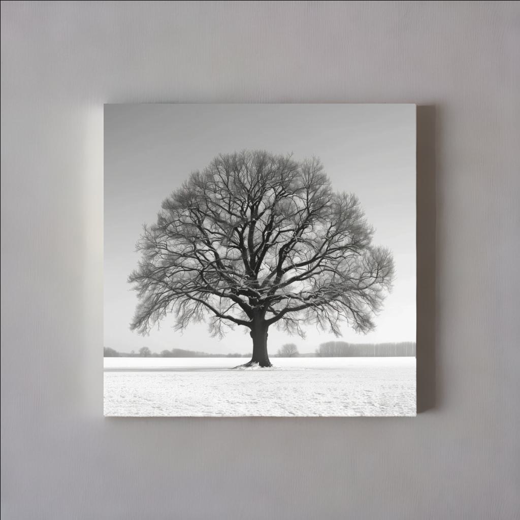 WINTER SILENCE - Canvastavla i hög kvalitet | Köp hos Canvasbolaget