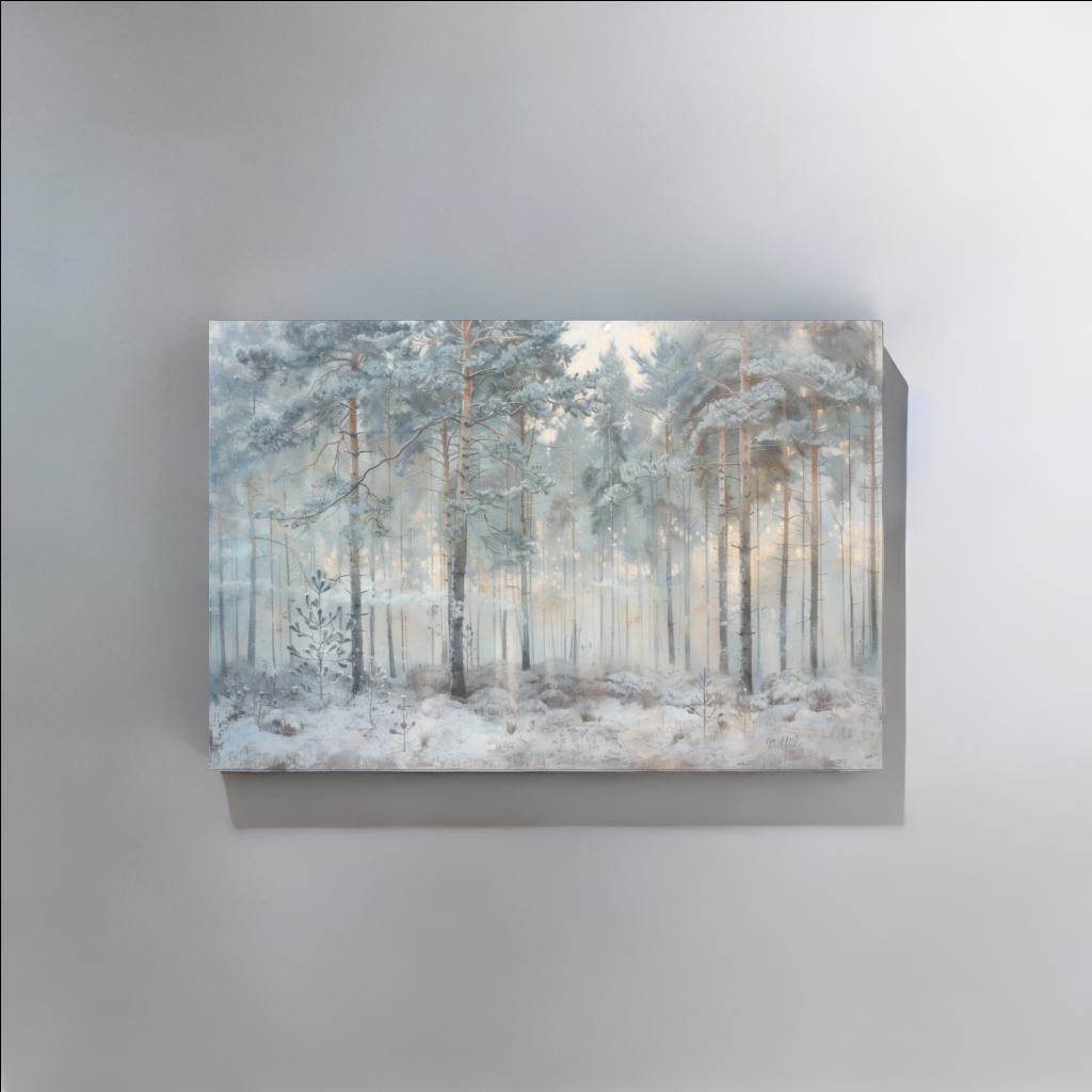 WINTER SILENCE - Canvastavla i hög kvalitet | Köp hos Canvasbolaget