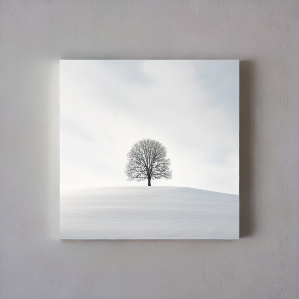WINTER SILENCE - Canvastavla i hög kvalitet | Köp hos Canvasbolaget