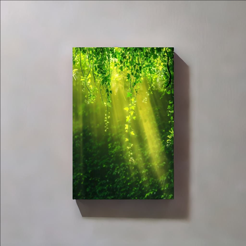 FOREST LIGHT - Canvastavla i hög kvalitet | Köp hos Canvasbolaget