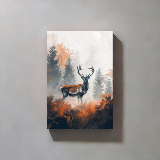 FOREST STAG - Canvastavla i hög kvalitet | Köp hos Canvasbolaget