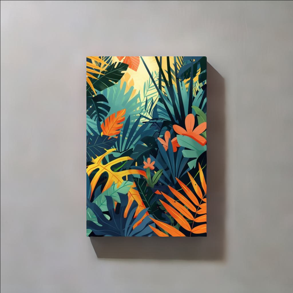 JUNGLE VIBES - Canvastavla i hög kvalitet | Köp hos Canvasbolaget