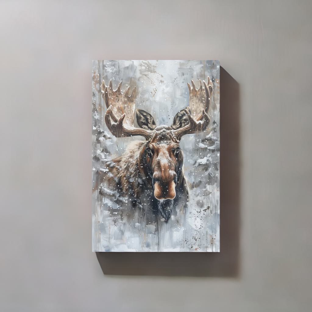 🦌 NORDIC MAJESTY - Canvastavla i hög kvalitet | Köp hos Canvasbolaget